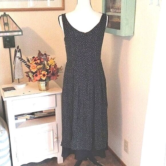 Talbots Pure Silk Polka Dot Dress - Picture 5 of 10
